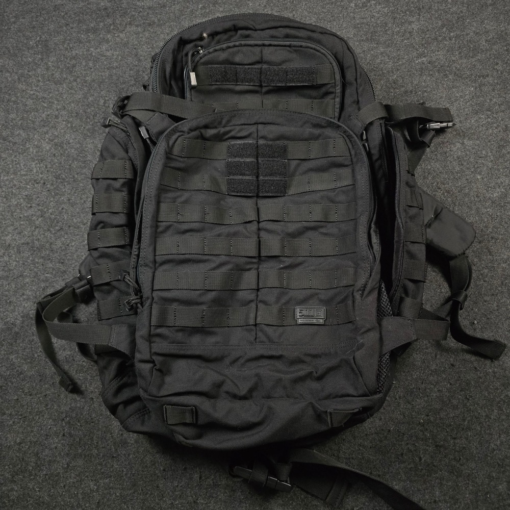 5.11 Tactical Rush 72 2.0 Backpack Black Nylon MOLLE Military Rucksack 72hr Bag